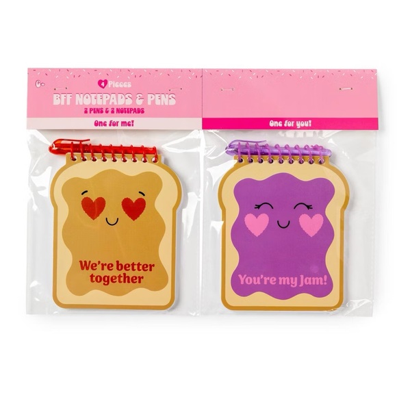 Pb&j BFF necklaces and notepad bundle - Picture 4 of 5